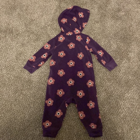 Carter’s fleece zip up onesie - Picture 2 of 3